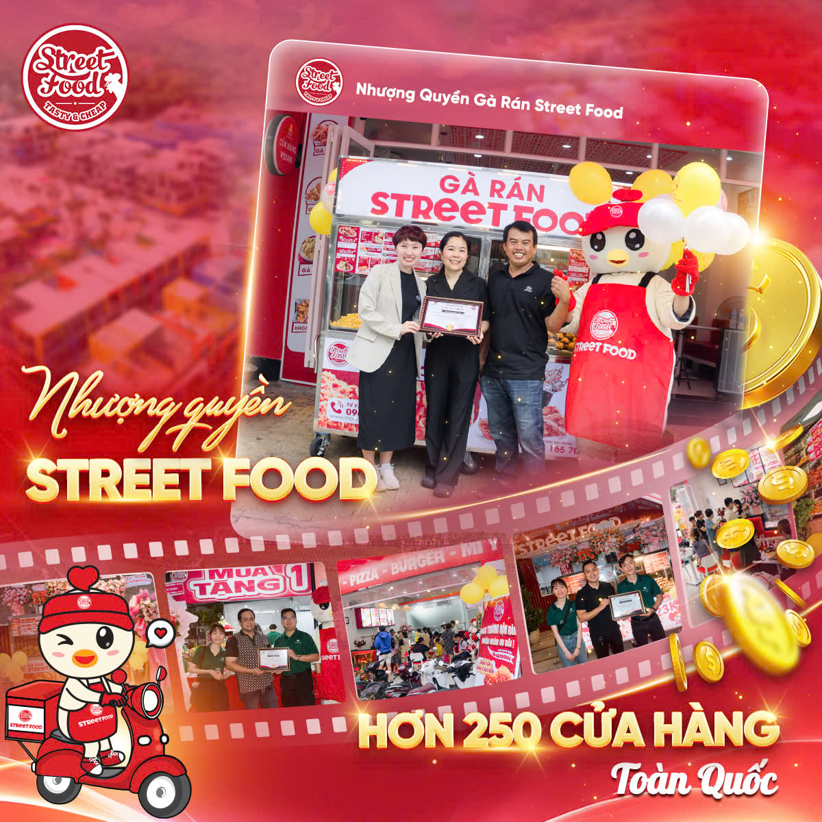 STREET FOOD - CHUỖI CỬA HÀNG VỚI HƠN 250 CƠ SỞ TOÀN QUỐC