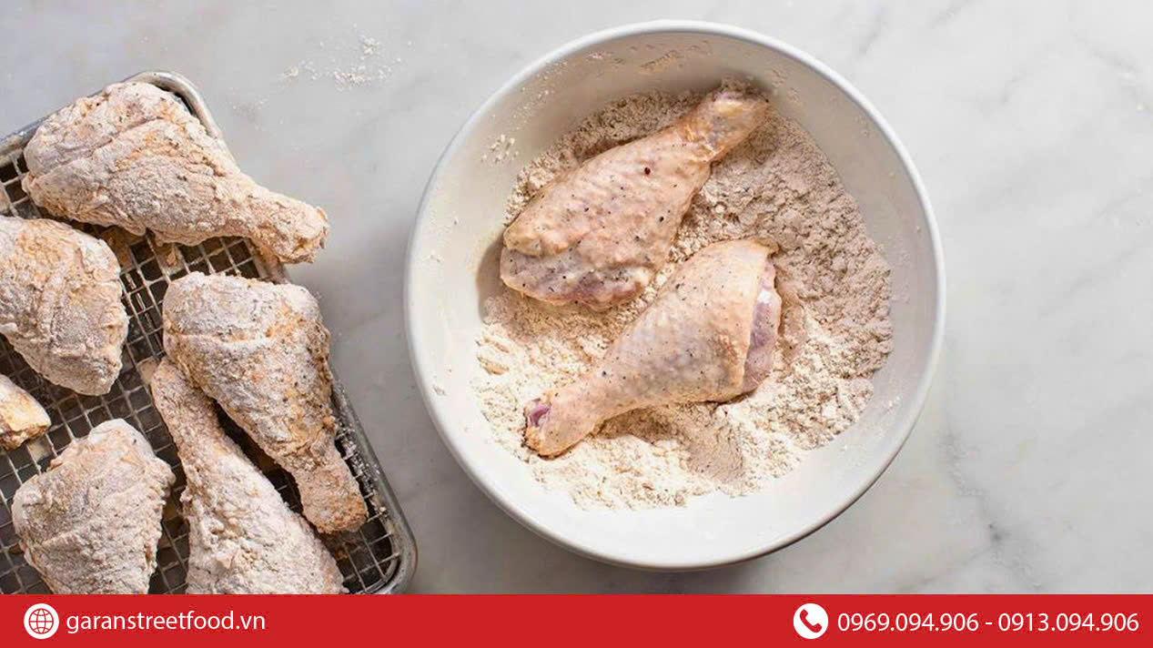 CÁCH LÀM GÀ RÁN GIÒN TAN CHIÊU ĐÃI CẢ NHÀ