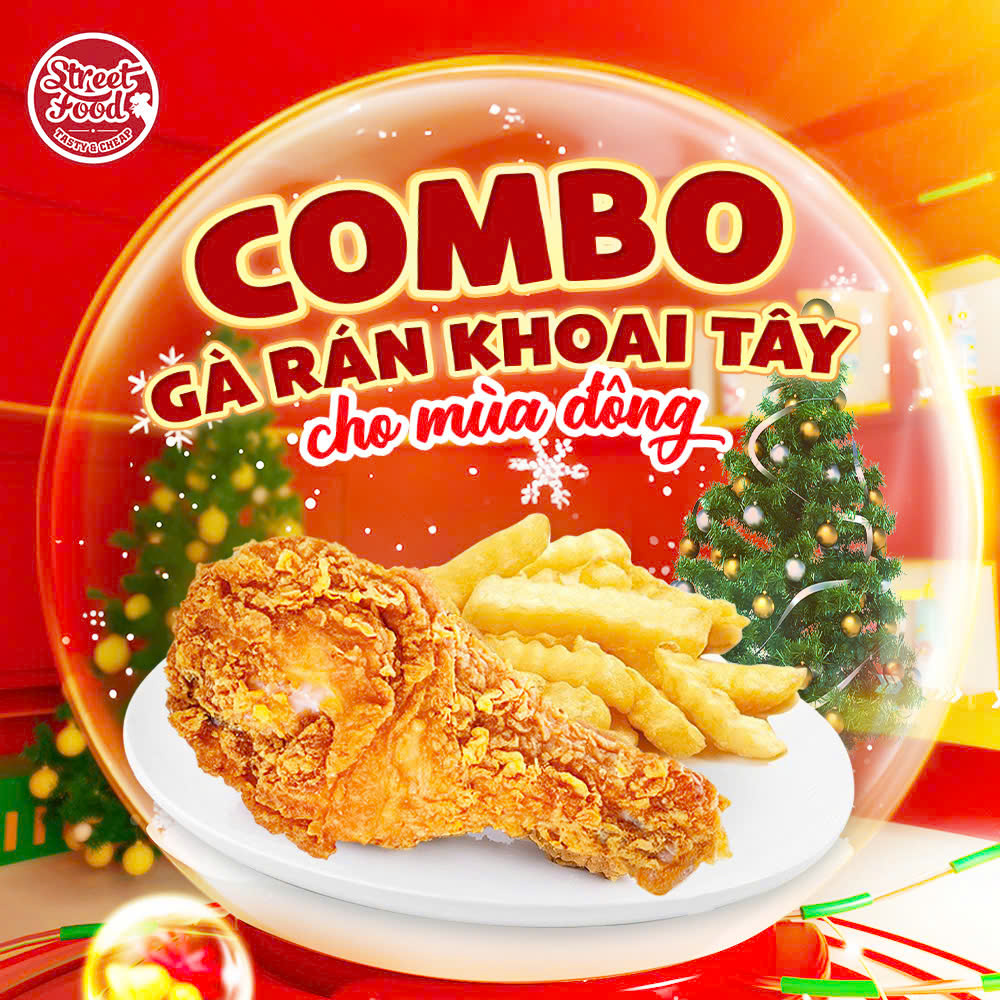COMBO KHOAI TÂY GÀ RÁN CHO MÙA ĐÔNG