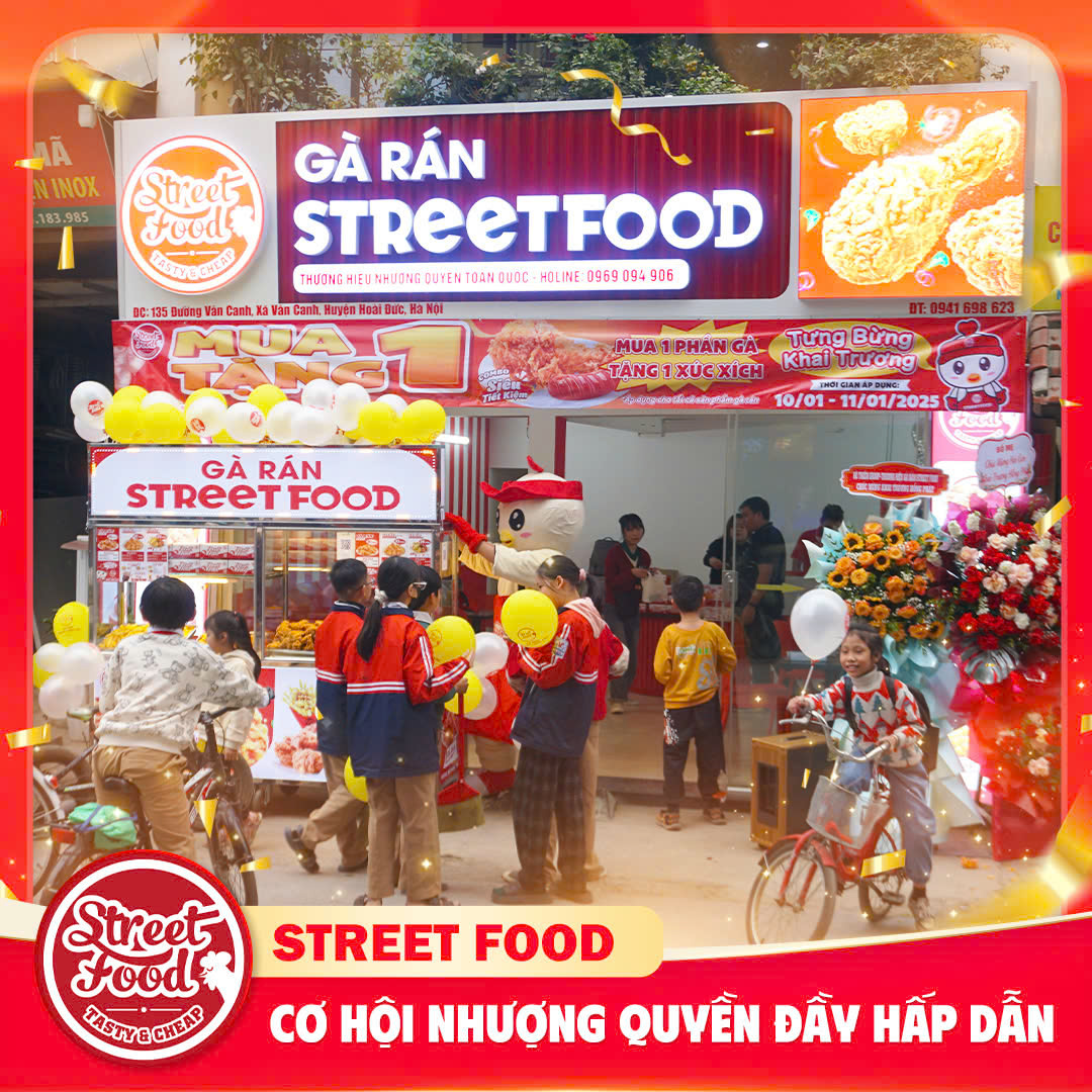 STREET FOOD - CƠ HỘI NHƯỢNG QUYỀN ĐẦY HẤP DẪN