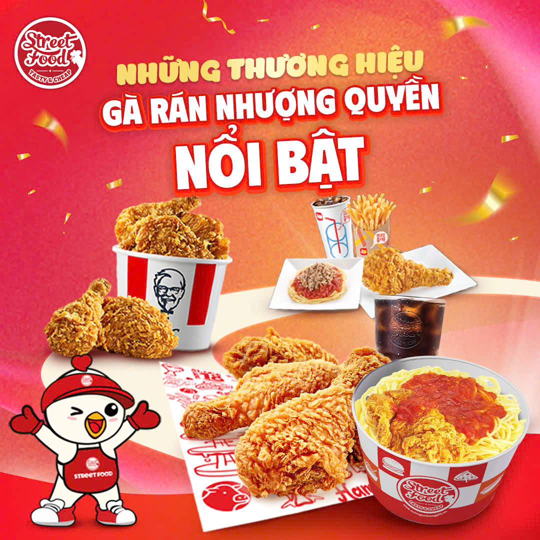 NHỮNG THƯƠNG HIỆU GÀ RÁN NHƯỢNG QUYỀN NỔI BẬT