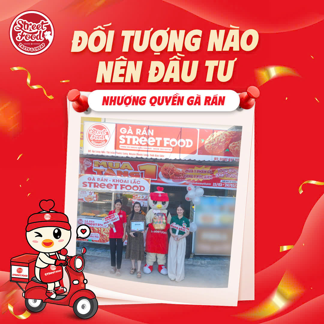 ĐỐI TƯỢNG NÀO NÊN ĐẦU TƯ NHƯỢNG QUYỀN GÀ RÁN