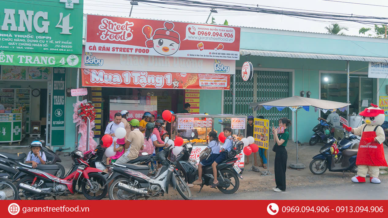 GÀ RÁN STREET FOOD TẶNG QUÀ - VUI TẾT THIẾU NHI CÙNG BÉ YÊU