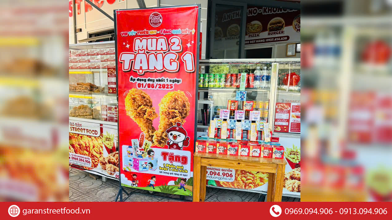 CHƯƠNG TRÌNH 01.06 HẾT Ý - QUÀ TẶNG HẾT NẤC TẠI STREET FOOD