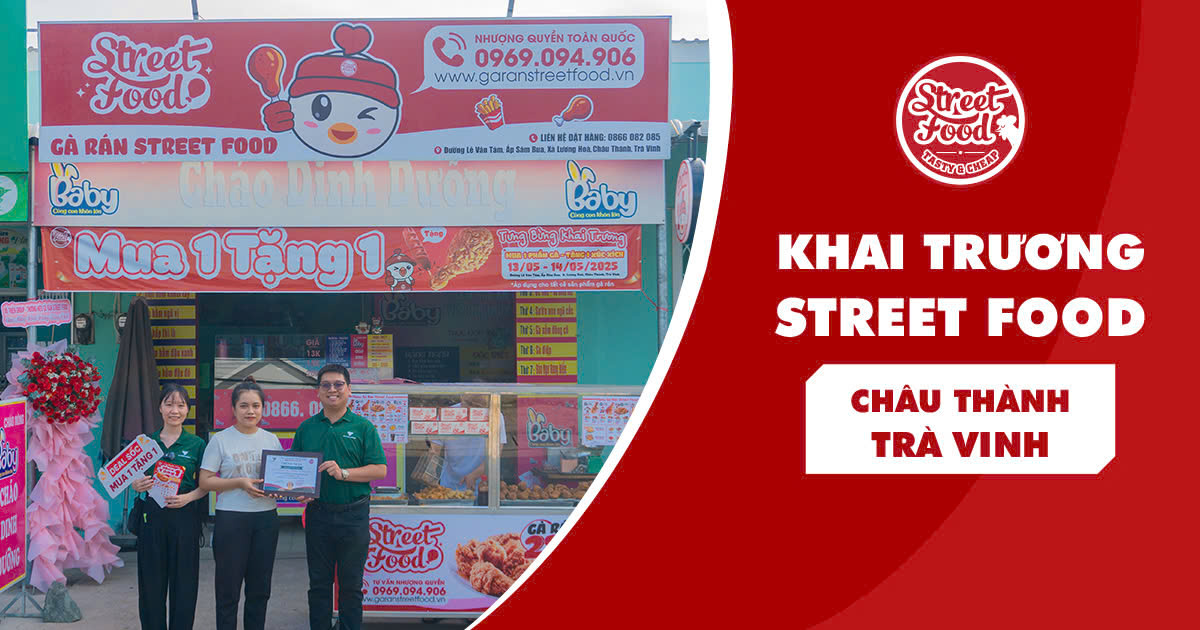 Khai trương Street Food Trà Vinh
