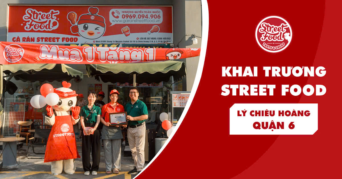 Khai trương Street Food Quận 6