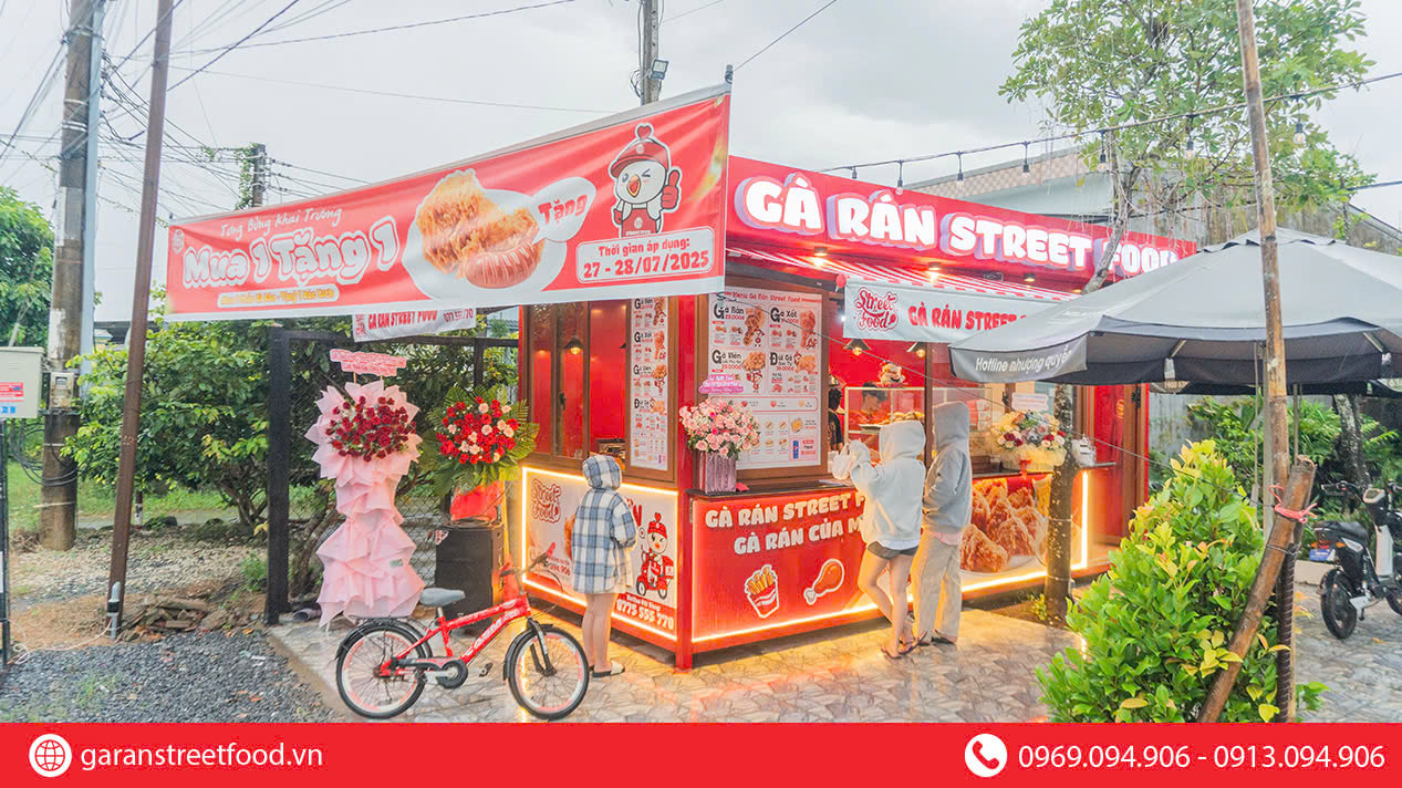 KHAI TRƯƠNG GÀ RÁN STREET FOOD TRÀ CÚ – TRÀ VINH
