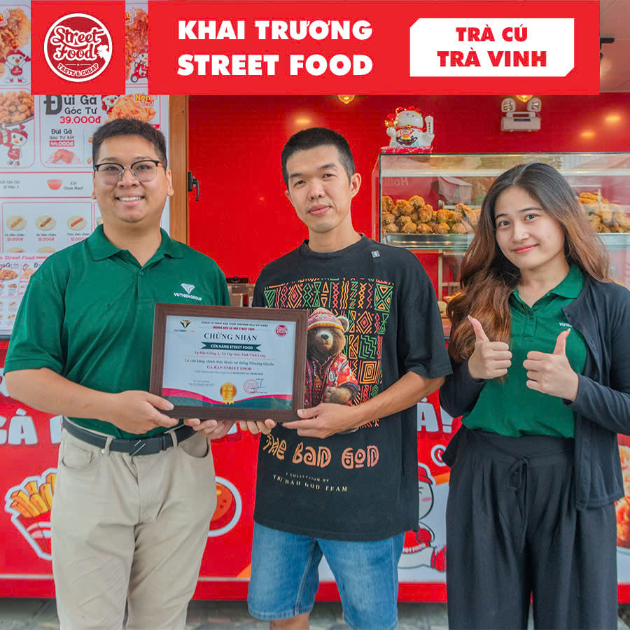 KHAI TRƯƠNG GÀ RÁN STREET FOOD TRÀ CÚ – TRÀ VINH