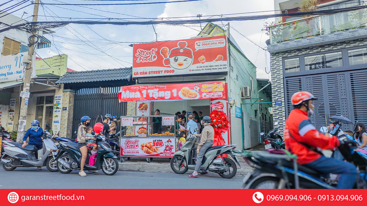 CHỈ CẦN BẠN CÓ MẶT BẰNG – CÒN LẠI STREET FOOD LO HẾT