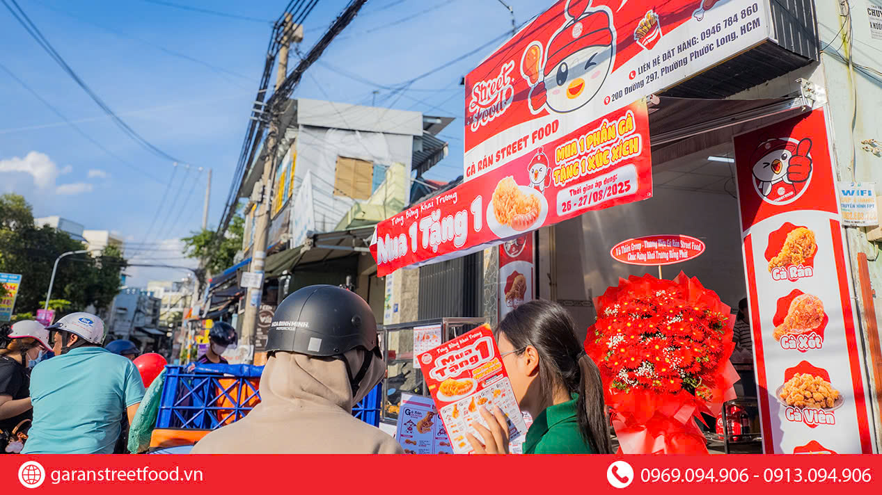 CHỈ CẦN BẠN CÓ MẶT BẰNG – CÒN LẠI STREET FOOD LO HẾT