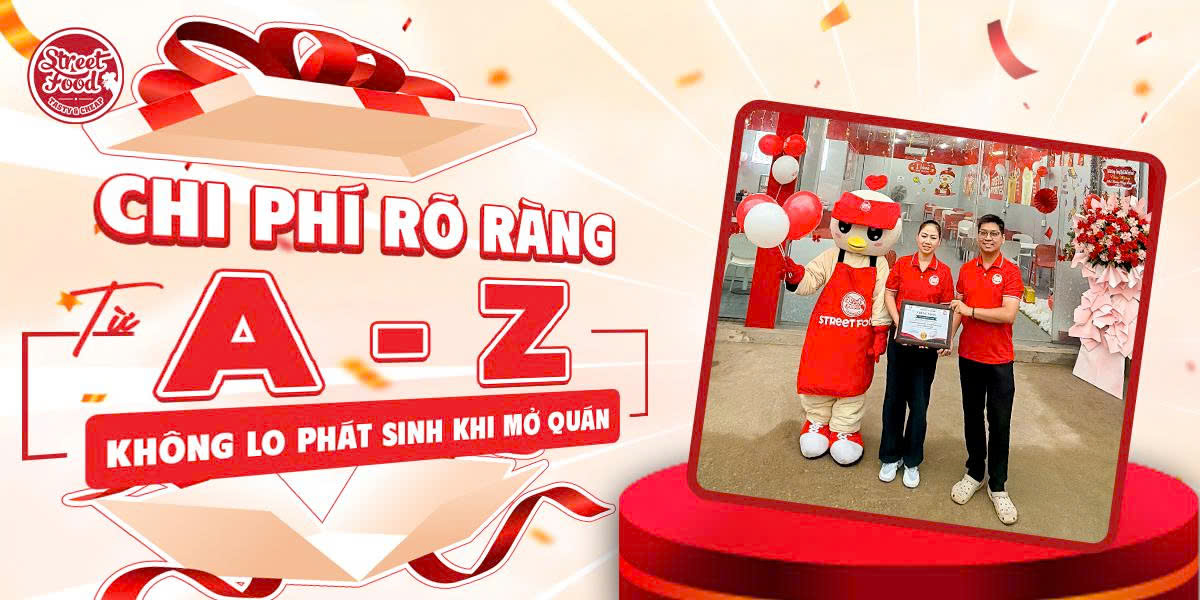 CHI PHÍ RÕ TỪ A–Z – KHÔNG LO PHÁT SINH KHI MỞ QUÁN