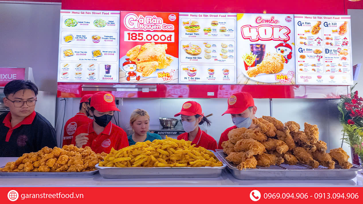 KHAI TRƯƠNG GÀ RÁN STREET FOOD CÀ MAU – BÙNG NỔ CÙNG ANH LĨNH