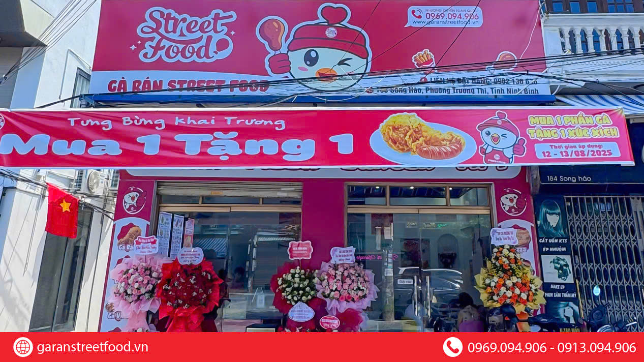 CÙNG STREET FOOD KHAI TRƯƠNG CỬA HÀNG MỚI ANH BÌNH TẠI NINH BÌNH