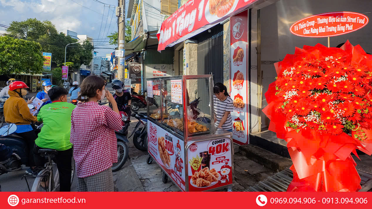 🎉 KHAI TRƯƠNG STREET FOOD PHƯỚC LONG - CỬA HÀNG GÀ RÁN CỦA ANH TRUNG &CHỊ MAI