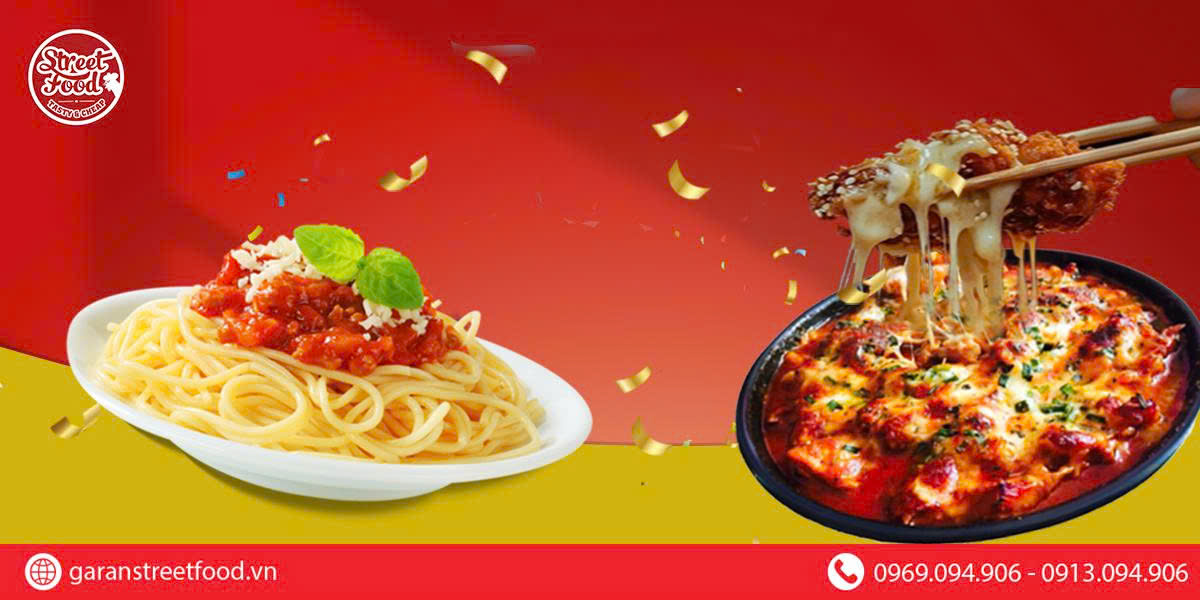 STREET FOOD - THƯỞNG THỨC GÀ RÁN NGON - MÌ Ý ĐẬM ĐÀ