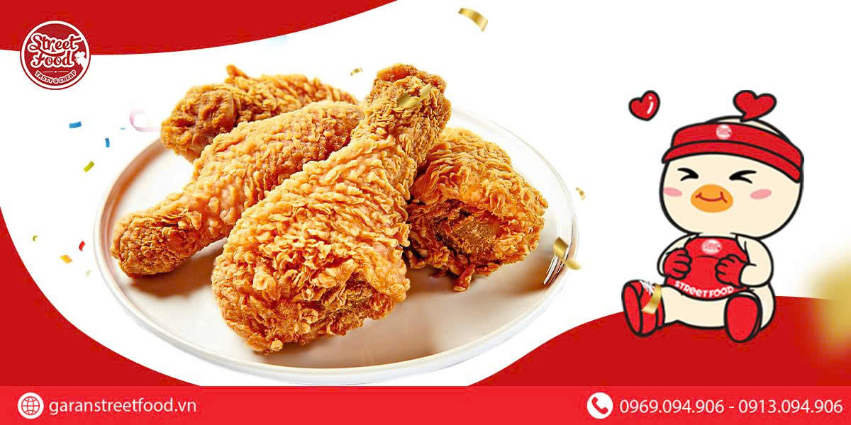 STREET FOOD - THƯỞNG THỨC GÀ RÁN NGON - MÌ Ý ĐẬM ĐÀ