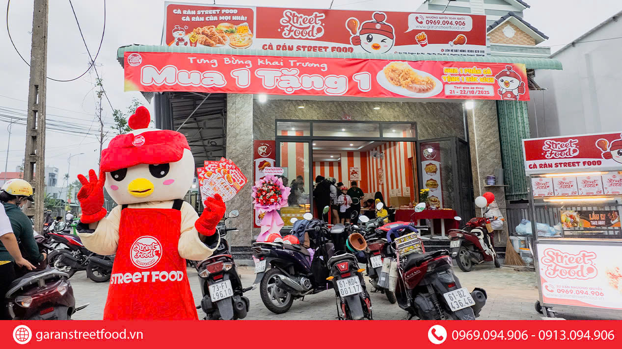 KHAI TRƯƠNG STREET FOOD PHÚ MỸ, BÌNH DƯƠNG – BƯỚC NGOẶT DŨNG CẢM CỦA ANH HƯNG