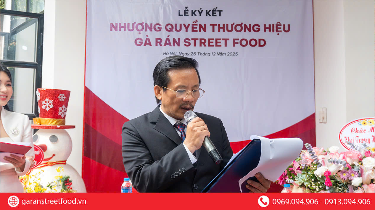 LỄ KÝ KẾT HỢP TÁC NHƯỢNG QUYỀN STREET FOOD - CỘT MỐC MỞ RỘNG HỆ THỐNG