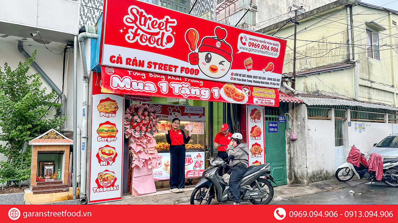 KHAI TRƯƠNG CỬA HÀNG STREET FOOD NINH KIỀU - CẦN THƠ: NHẸ NHÀNG ĐẾN ỔN ĐỊNH NGAY TỪ ĐẦU