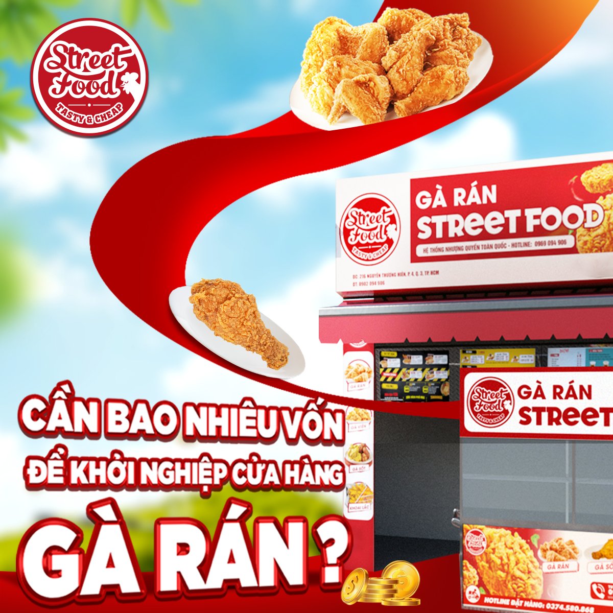 Cần bao nhiêu vốn để khởi nghiệp cửa hàng gà rán