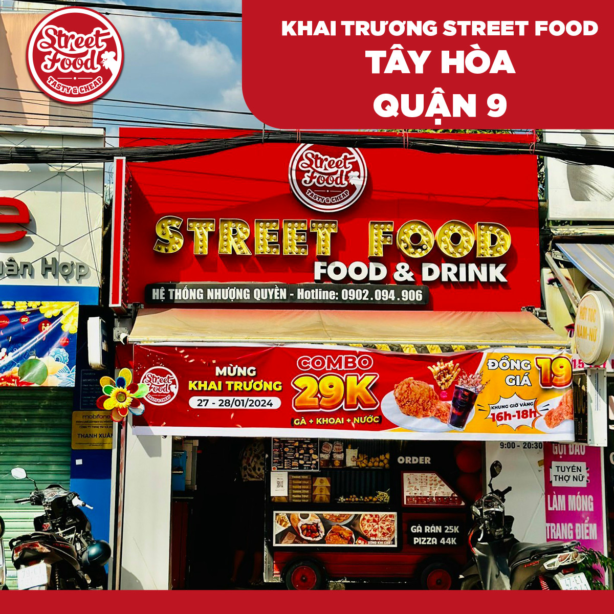 khai trương Street Food Long Hải, Bà Rịa - Vũng Tàu