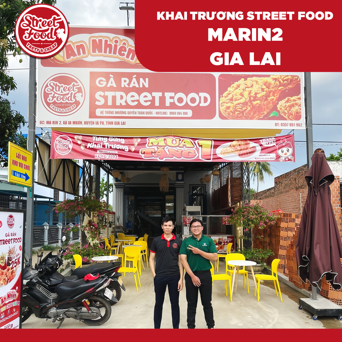 khai trương Street Food Marin 2, Gia Lai