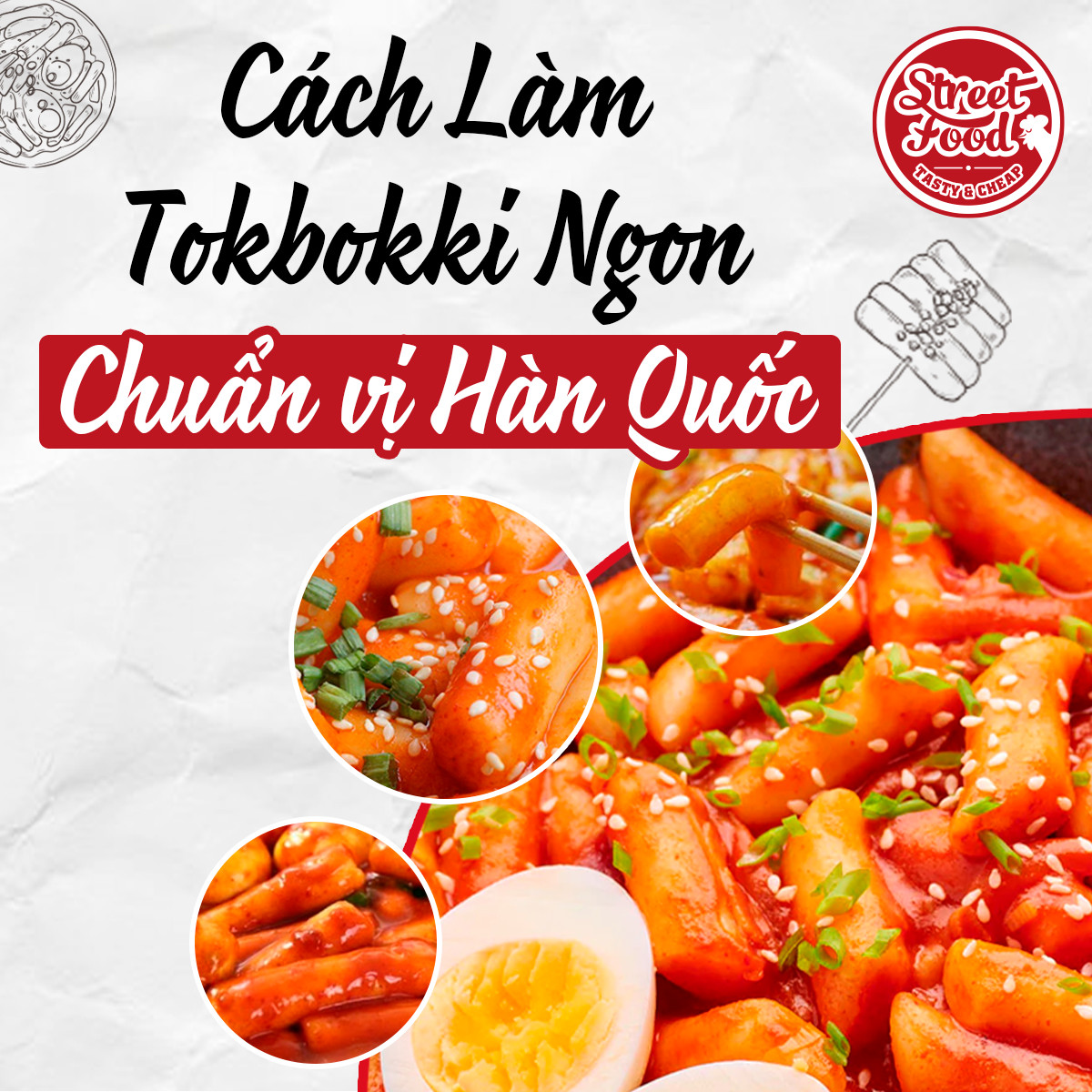 cách làm tokbokki ngon chuẩn vị Hàn Quốc