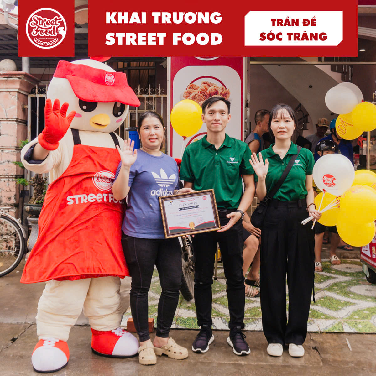 Khai trương gà rán Street Food Trần Đề, Sóc Trăng