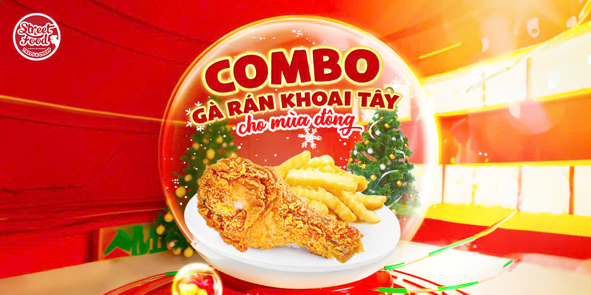 COMBO KHOAI TÂY GÀ RÁN CHO MÙA ĐÔNG