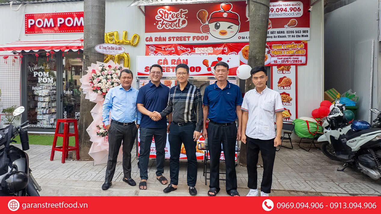 CHÚC MỪNG KHAI TRƯƠNG RỰC RỠ TẠI STREET FOOD AN KHÁNH - TP. HỒ CHÍ MINH