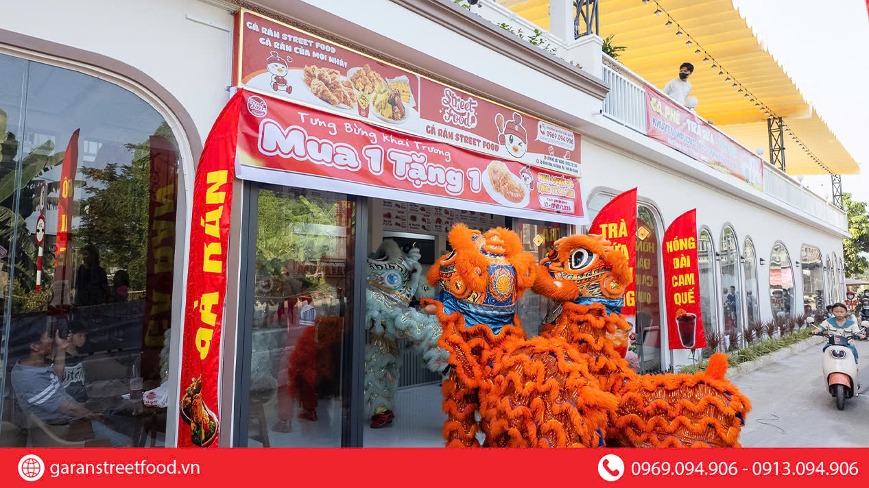 CHÚC MỪNG KHAI TRƯƠNG RỰC RỠ GÀ RÁN STREET FOOD BÌNH MỸ - AN GIANG