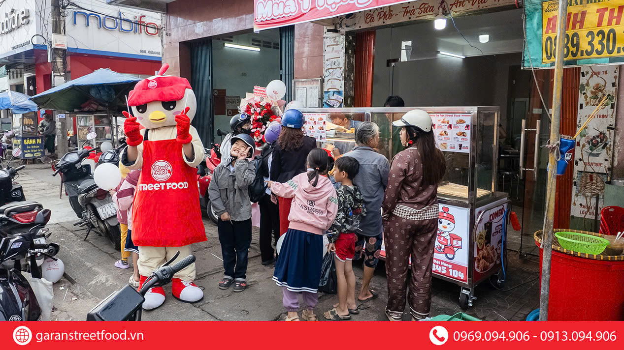 CHÚC MỪNG KHAI TRƯƠNG RỰC RỠ GÀ RÁN STREET FOOD PHÙ MỸ - GIA LAI