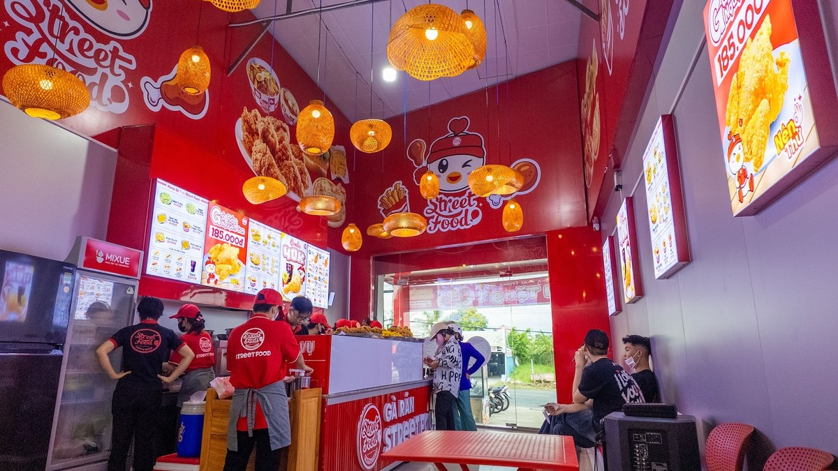 Quán Cao Cấp — không gian rộng 40-60m², có seating, POS