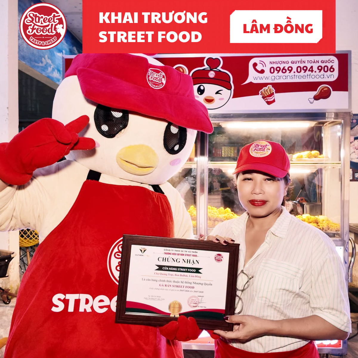 Khai trương Street food Lâm Đồng