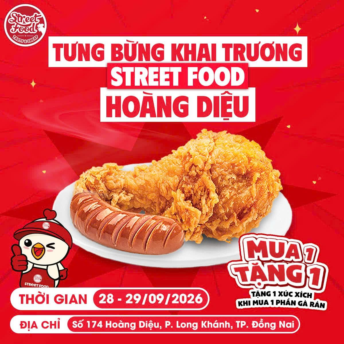 Thiết kế khuyến mãi khai trương bắt mắt