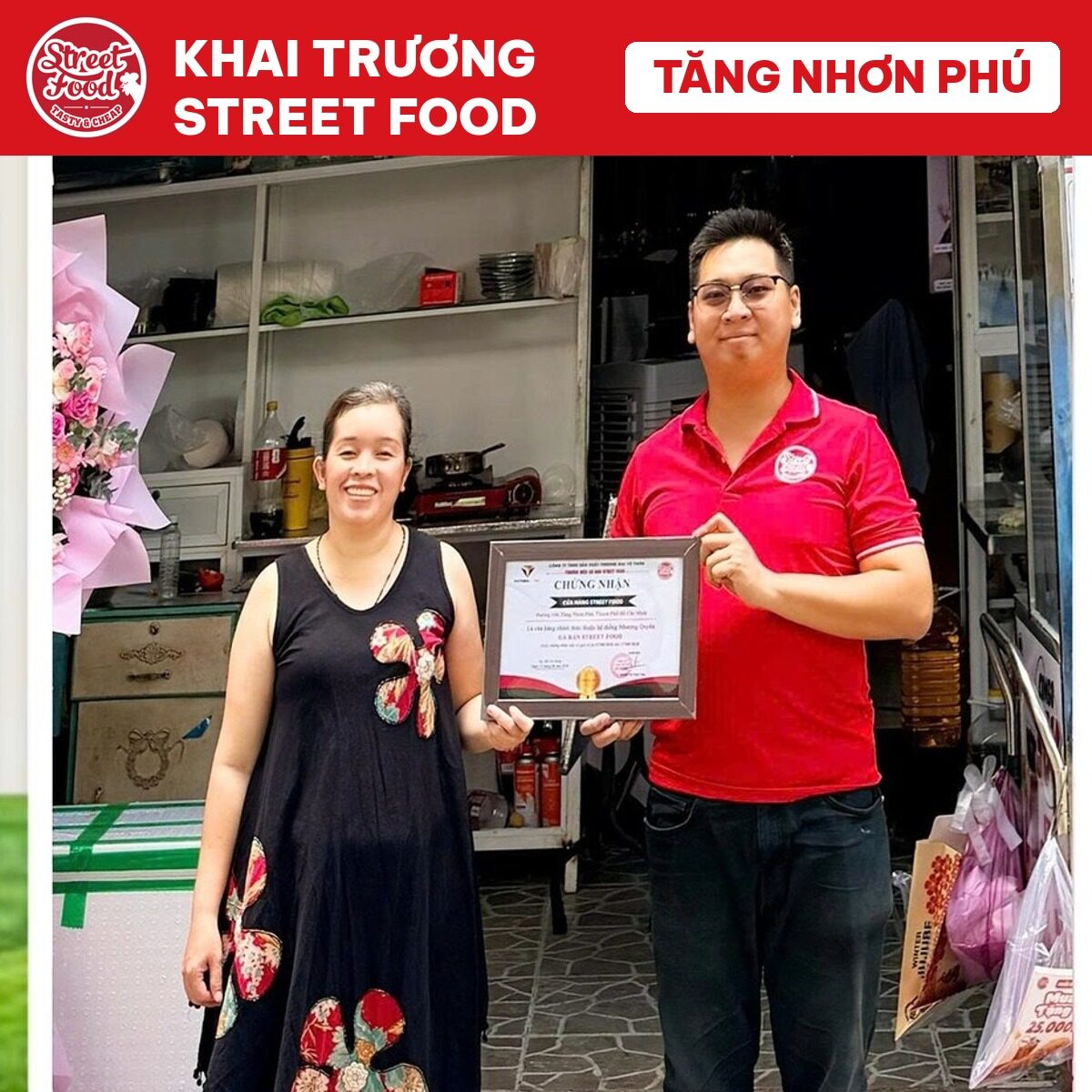 Khai trương Street Food Tăng Nhơn Phú