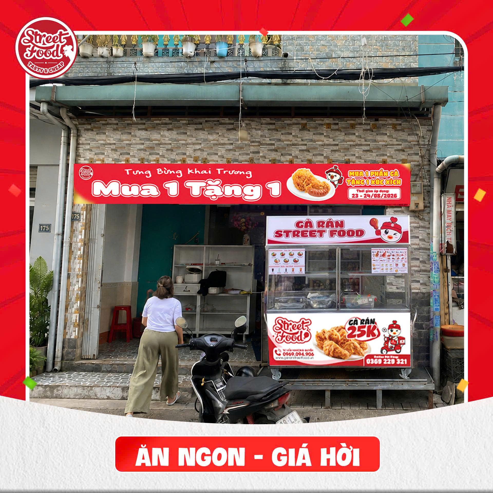 Mặt tiền Gà Rán Street Food Tăng Nhơn Phú