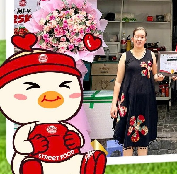 Chủ quán Street Food Tăng Nhơn Phú ngày khai trương thành công