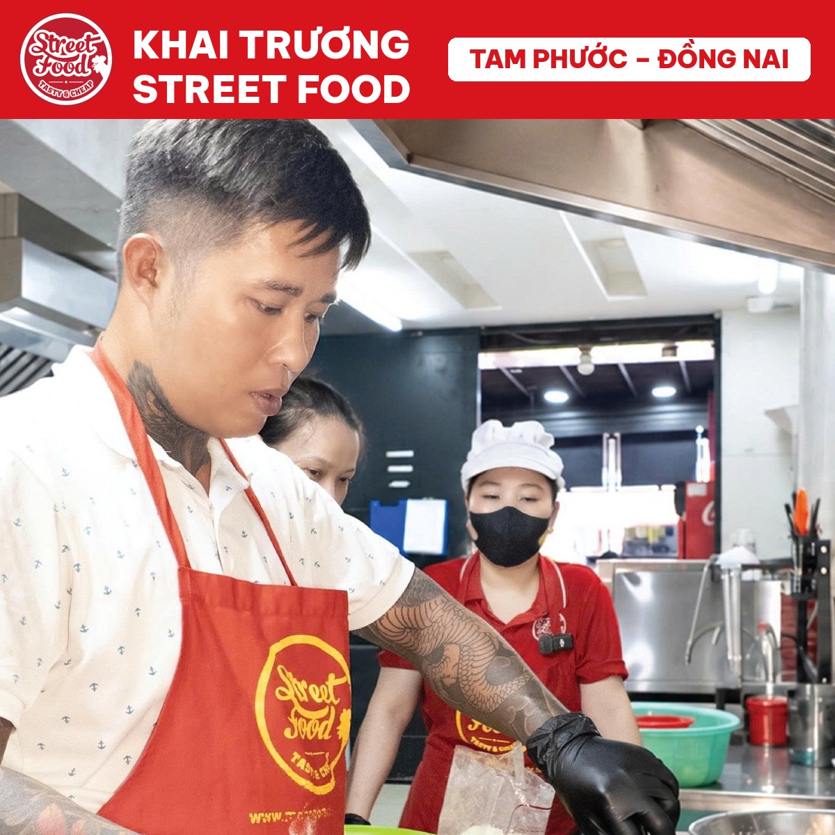 Khai truong Street Food Tam Phuoc - Dong Nai (chu quan)